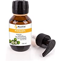 MeaVita aceite de ricino - puro- natural- vegano- sin hexano- no OGM- 1-Pack (1 x 100 ml)